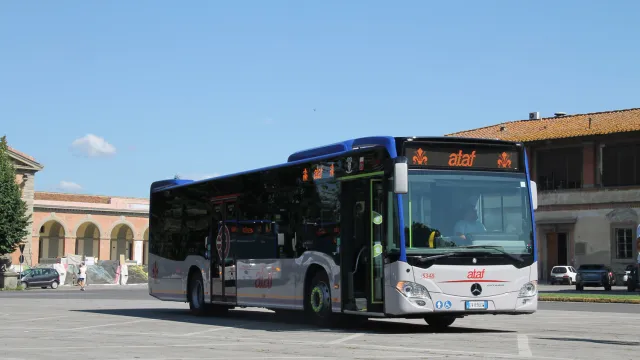 Una vettura Ataf in azione