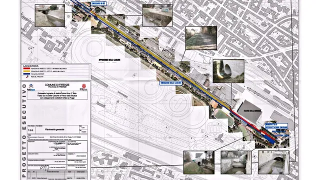 Disegno del progetto fonte immagine Controradio