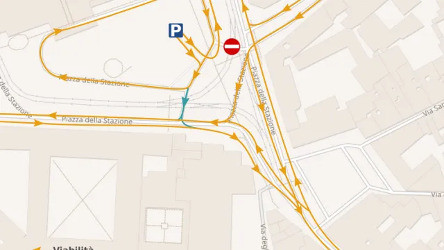 mappa viabilità stazione