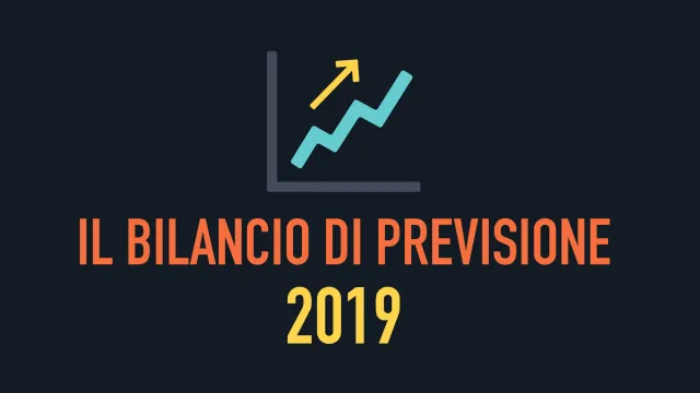 Copertina della presentazione con indicato: Bilancio di previsione 2019