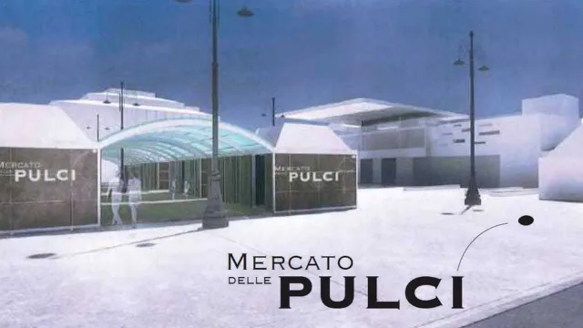 Progetto mercato antiquario per Piazza Annigoni