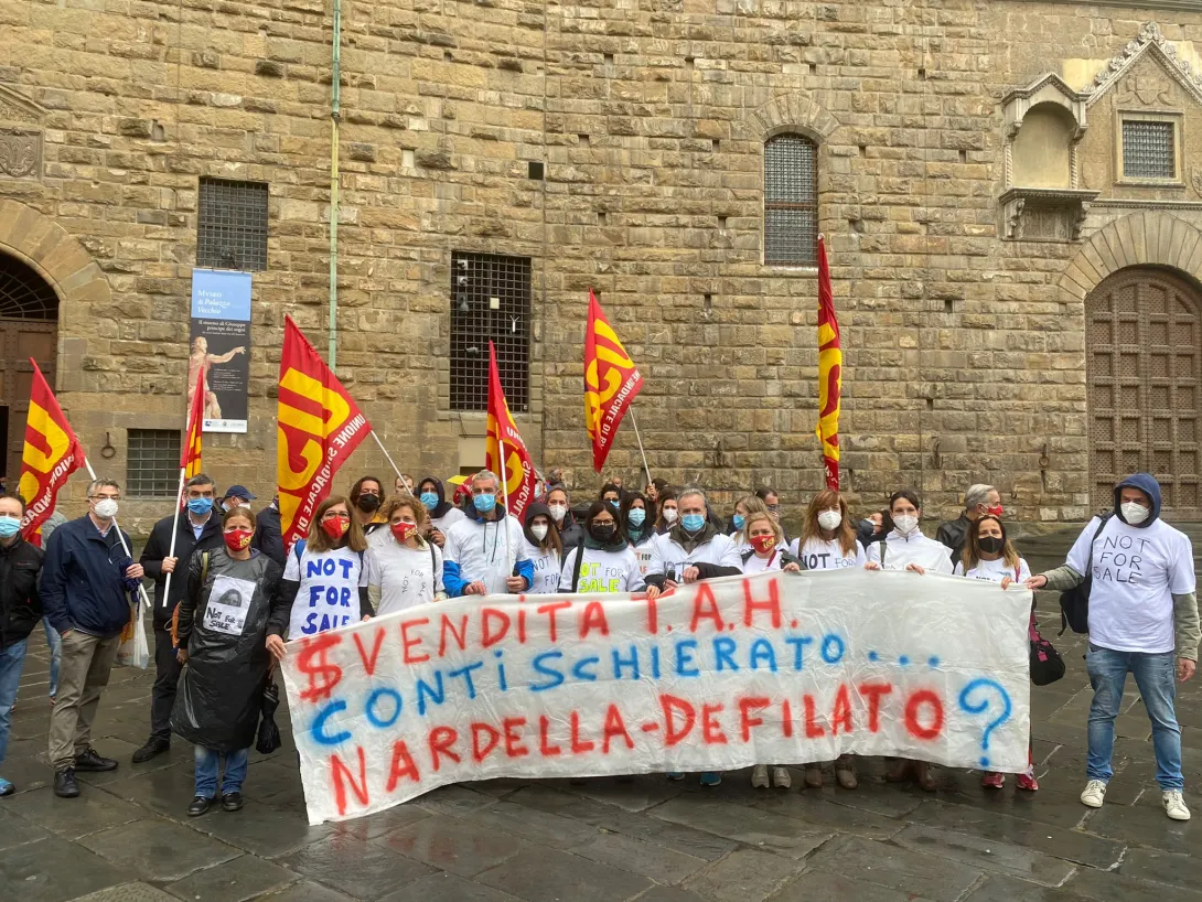 Manifestazione Toscana Aeroporti Handling