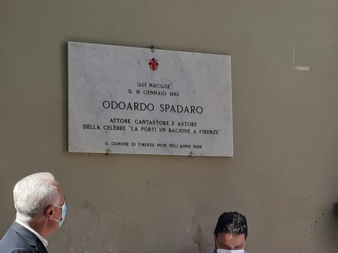 Inaugurata la targa che ricorda Odoardo Spadaro