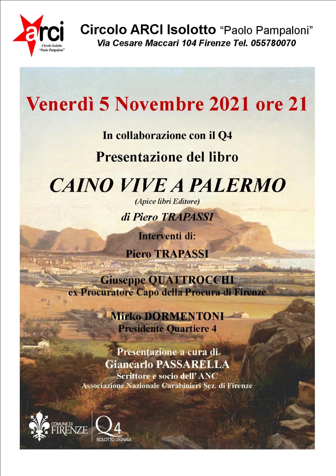 Caino vive a Palermo