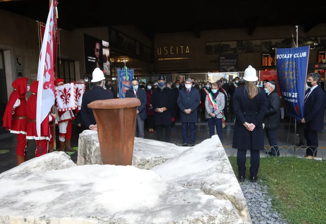 Commemorazione dei deportati ebrei dal binario 16 alla stazione SMN