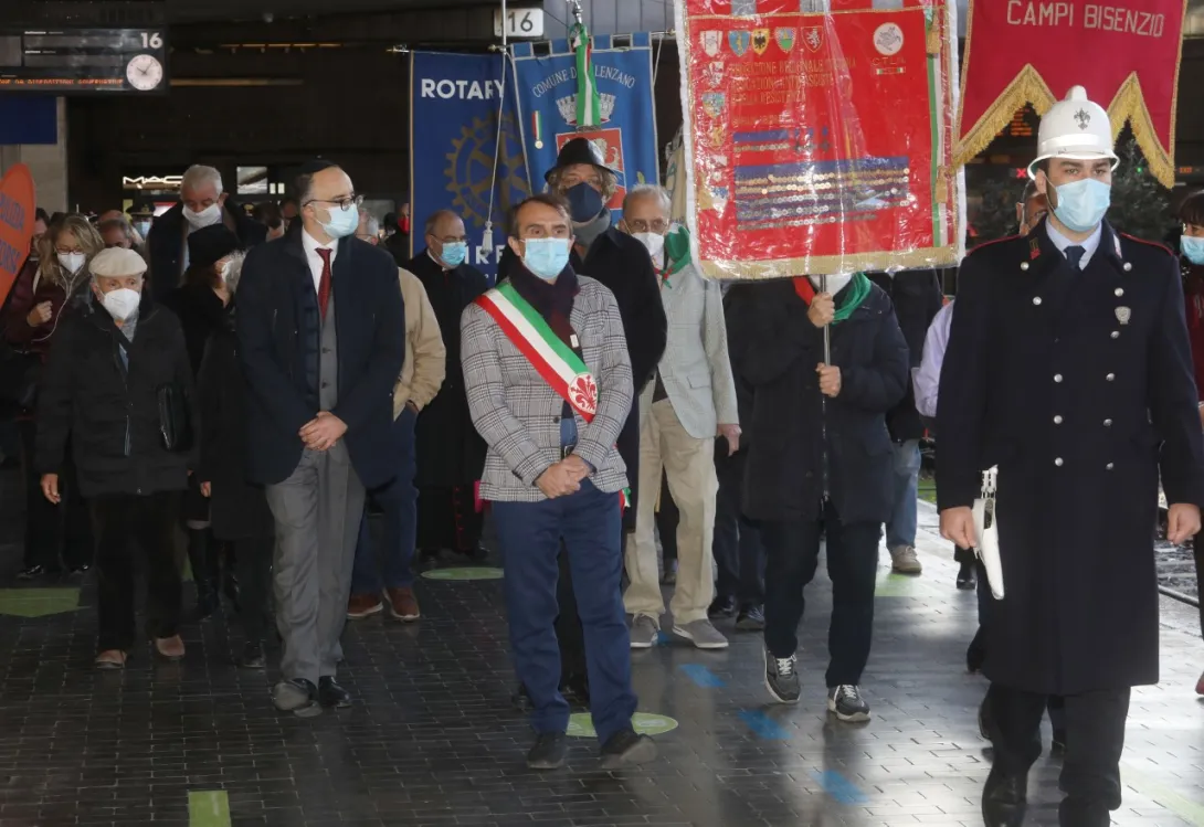 Commemorazione dei deportati ebrei dal binario 16 alla stazione SMN