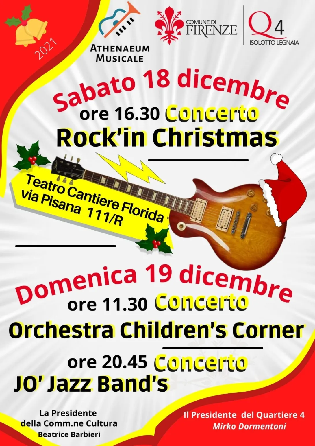 Natale a tutta musica al Quartiere 4 Natale a tutta musica al Quartiere 4