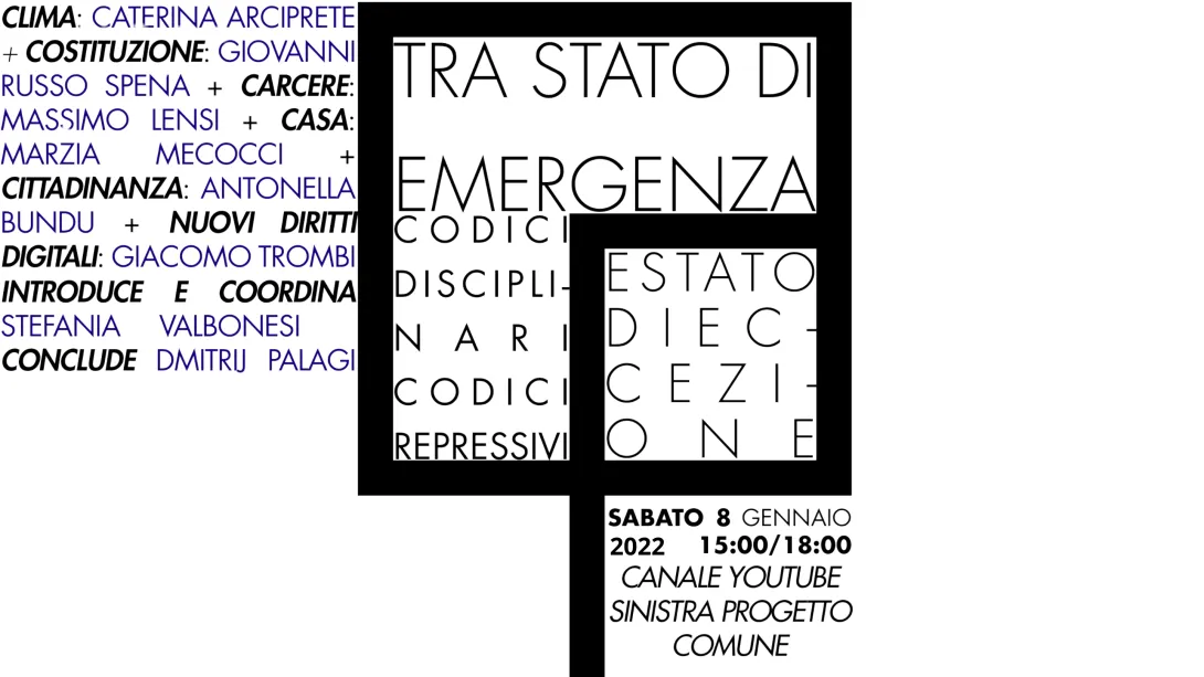 Stato d'emergenza, Stato d'eccezione
