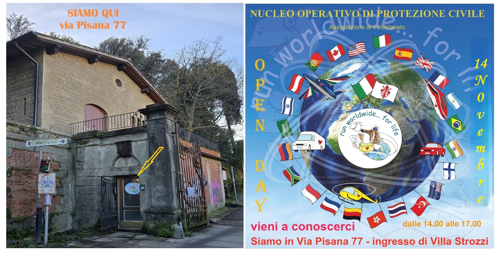 Volontariato di Protezione Civile: il NOPC organizza un incontro nella propria sede