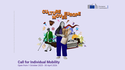 Culture Moves Europe: aperta la call per la mobilità individuale 2025-2026