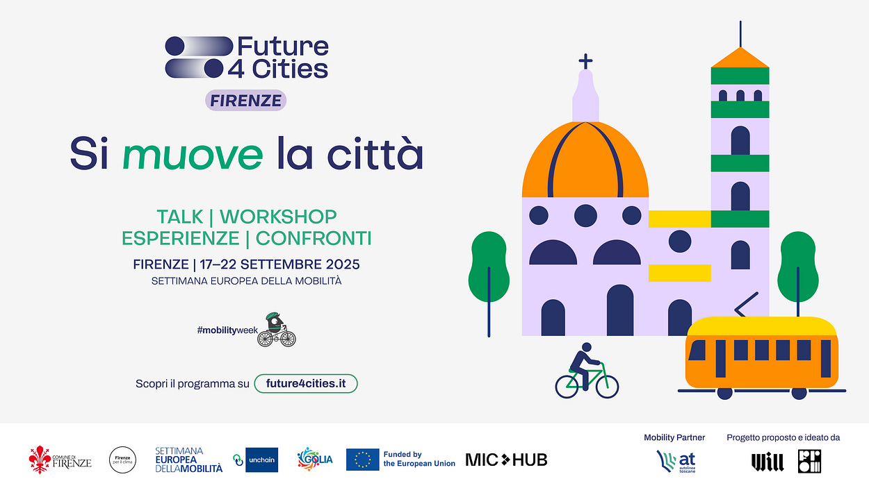 Si muove la città: Future4Cities a Firenze per la Settimana Europea della Mobilità