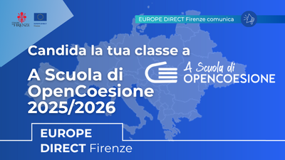 Candida la tua classe a A Scuola di OpenCoesione 2025/2026