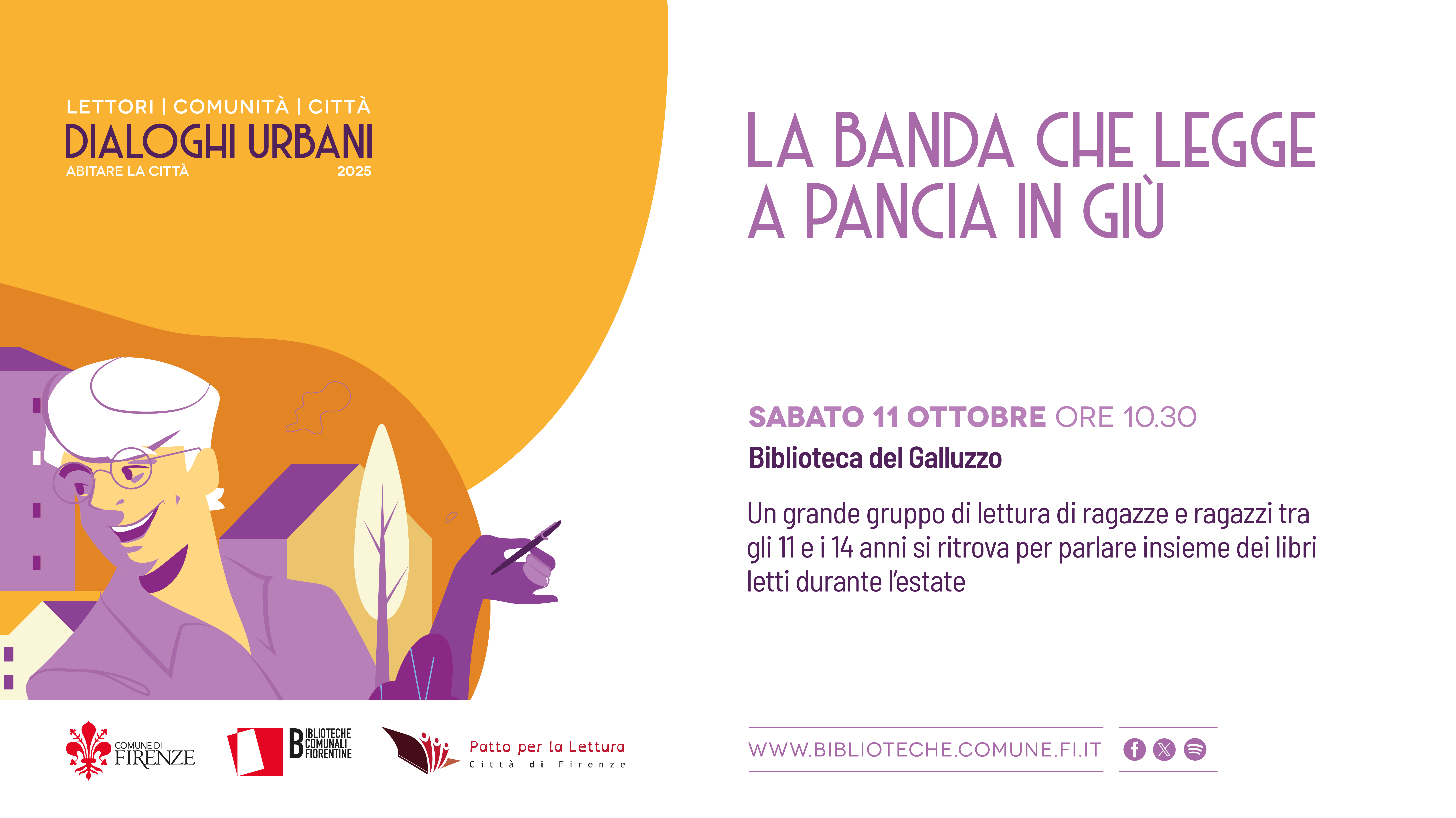 La banda che legge a pancia in giù