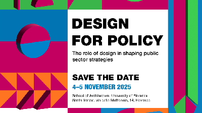 Design for Policy: Il ruolo del design nella definizione delle strategie nel settore pubblico