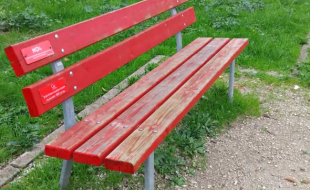 particolare panchina