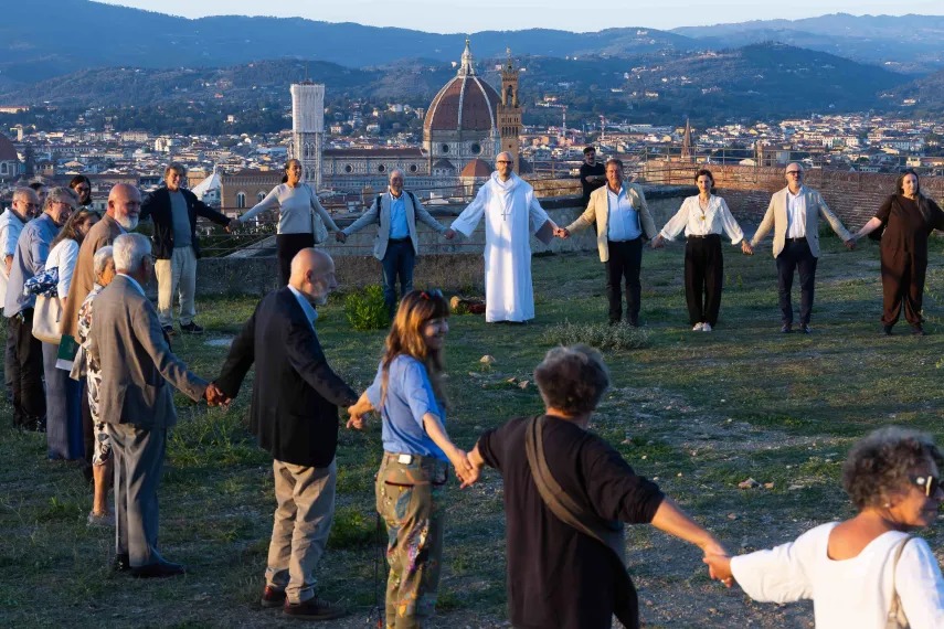 L'inaugurazione al Forte Belvedere