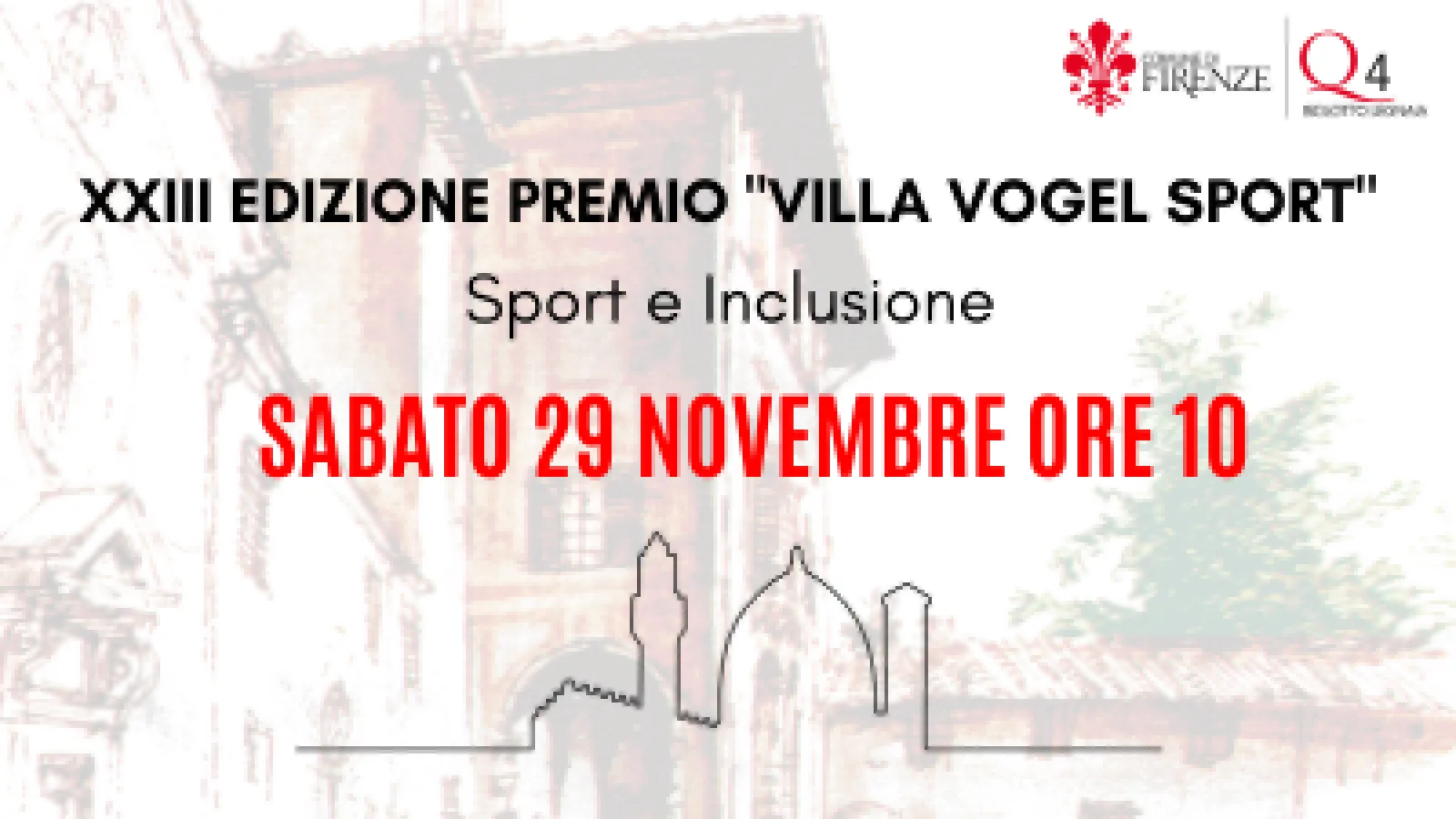 Premio “Villa Vogel Sport” 2025 XXIII edizione Premio “Villa Vogel Sport” 2025 XXIII edizione