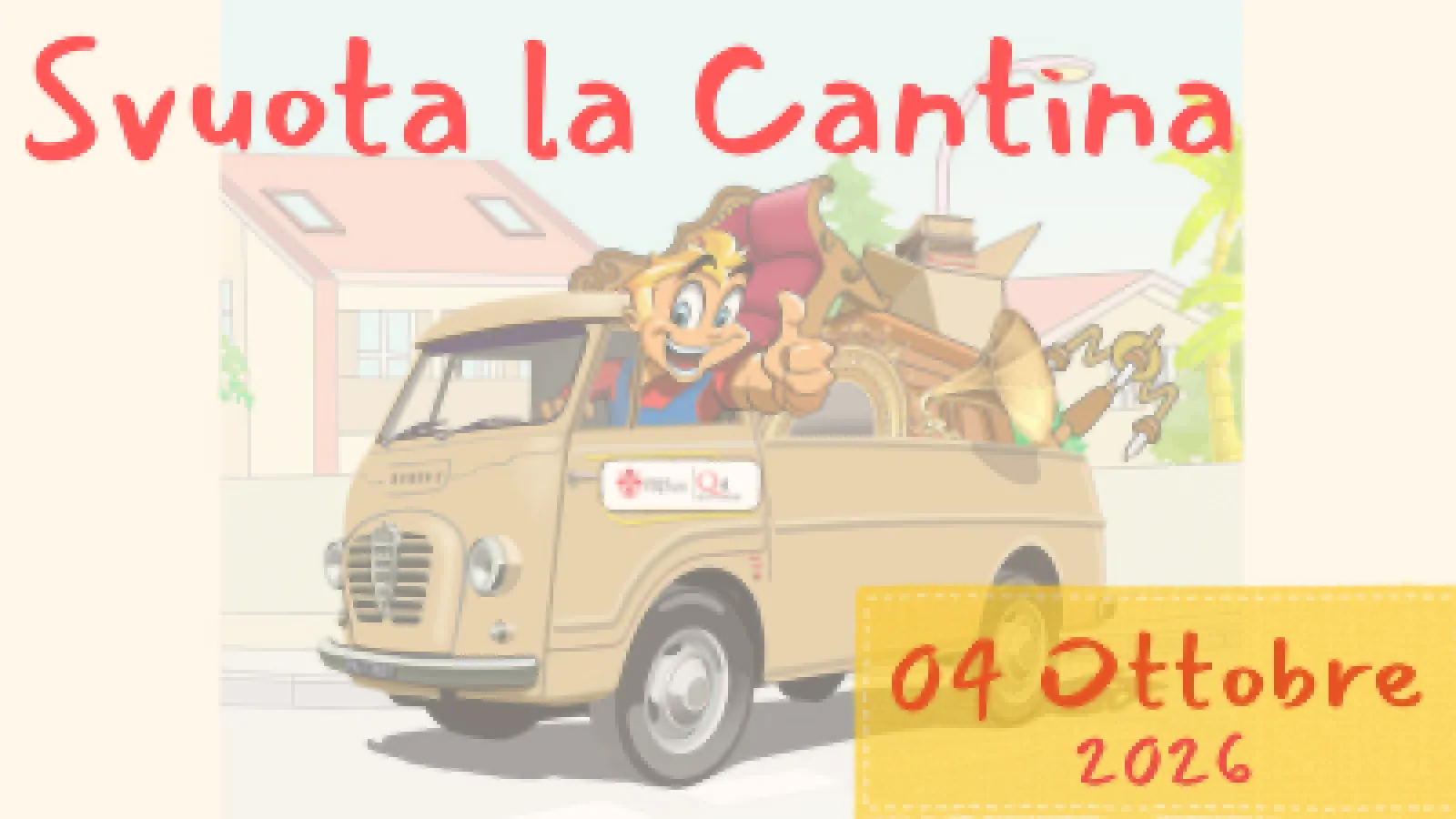 Svuota la cantina 4 ottobre 2026 Svuota la Cantina Q4