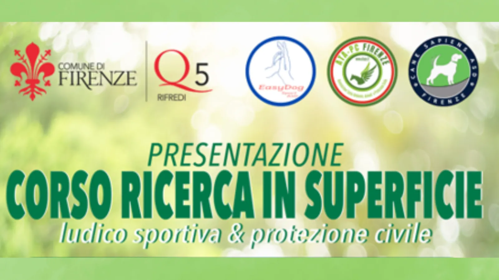 Corso ricerca in superficie Quartieri