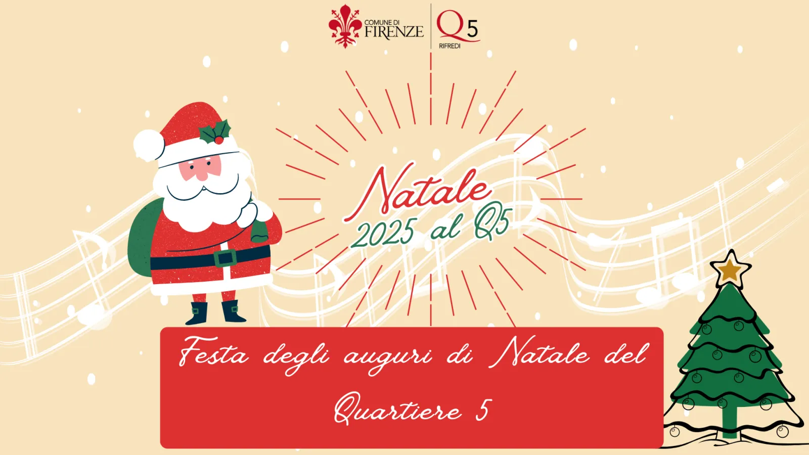 Il Consiglio di Quartiere 5 invita la cittadinanza per gli auguri di Natale Quartieri