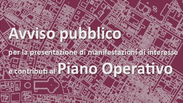 avviso pubblico piano operativo avviso pubblico piano operativo