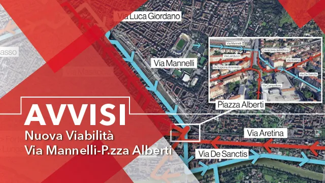 Nuova viabilità via mannelli piazza alberti