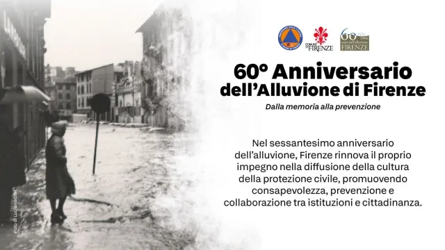 A 60 anni dall'alluvione Firenze rinnova l'impegno per la cultura della prevenzione