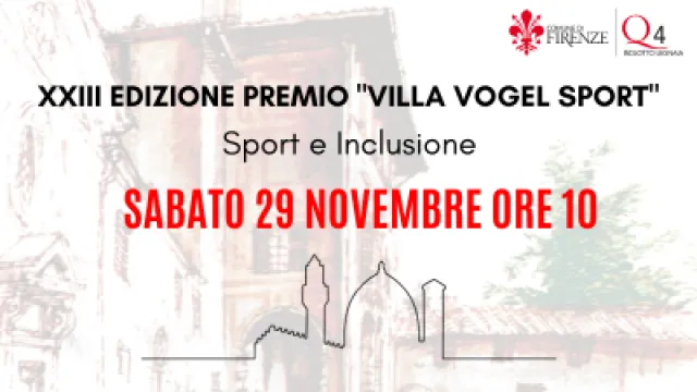 Premio “Villa Vogel Sport” 2025 XXIII edizione 