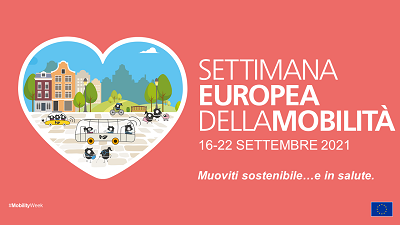 disegno con mezzi di trasporto sostenibile