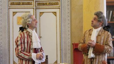 Il Granduca in visita all'Archivio