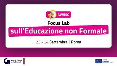 Focus Lab sull'educazione non formale
