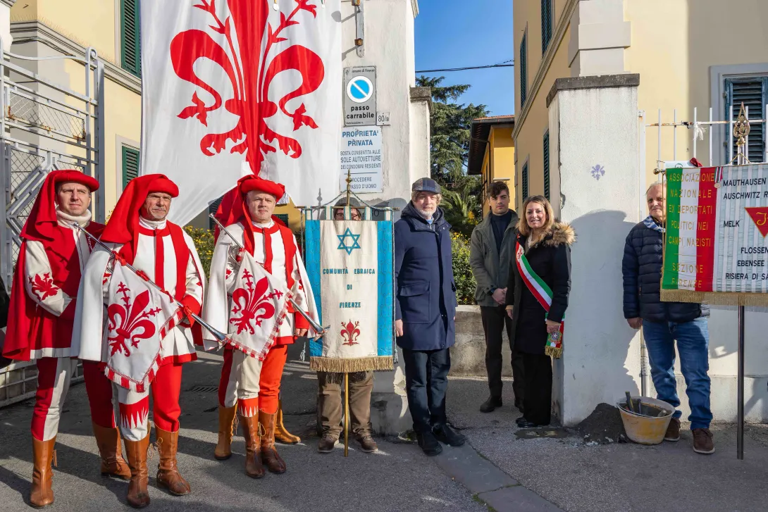 L'assessora Albanese in via Carlo Del Prete 