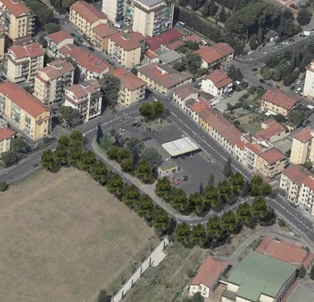 Il rendering dell'area