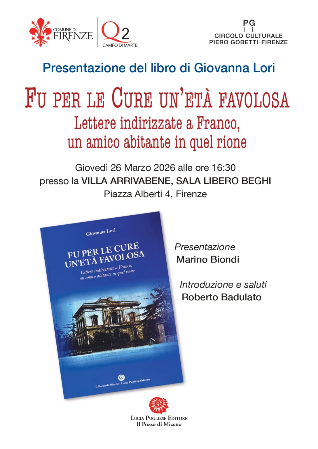 Libro sul rione delle Cure