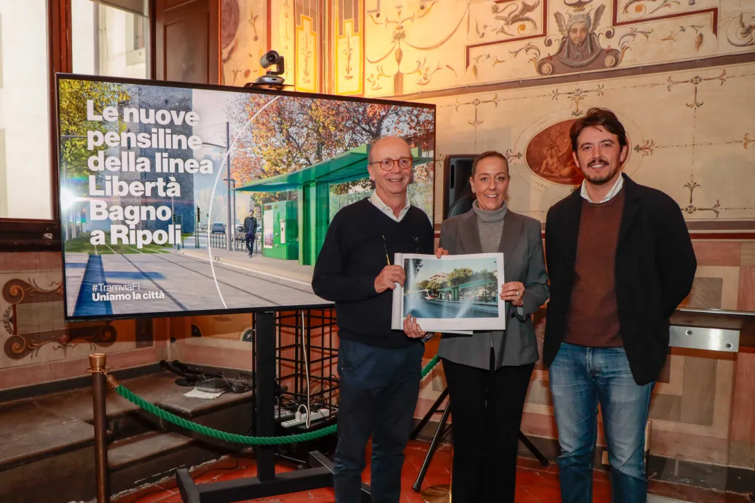 presentazione pensiline tramvia