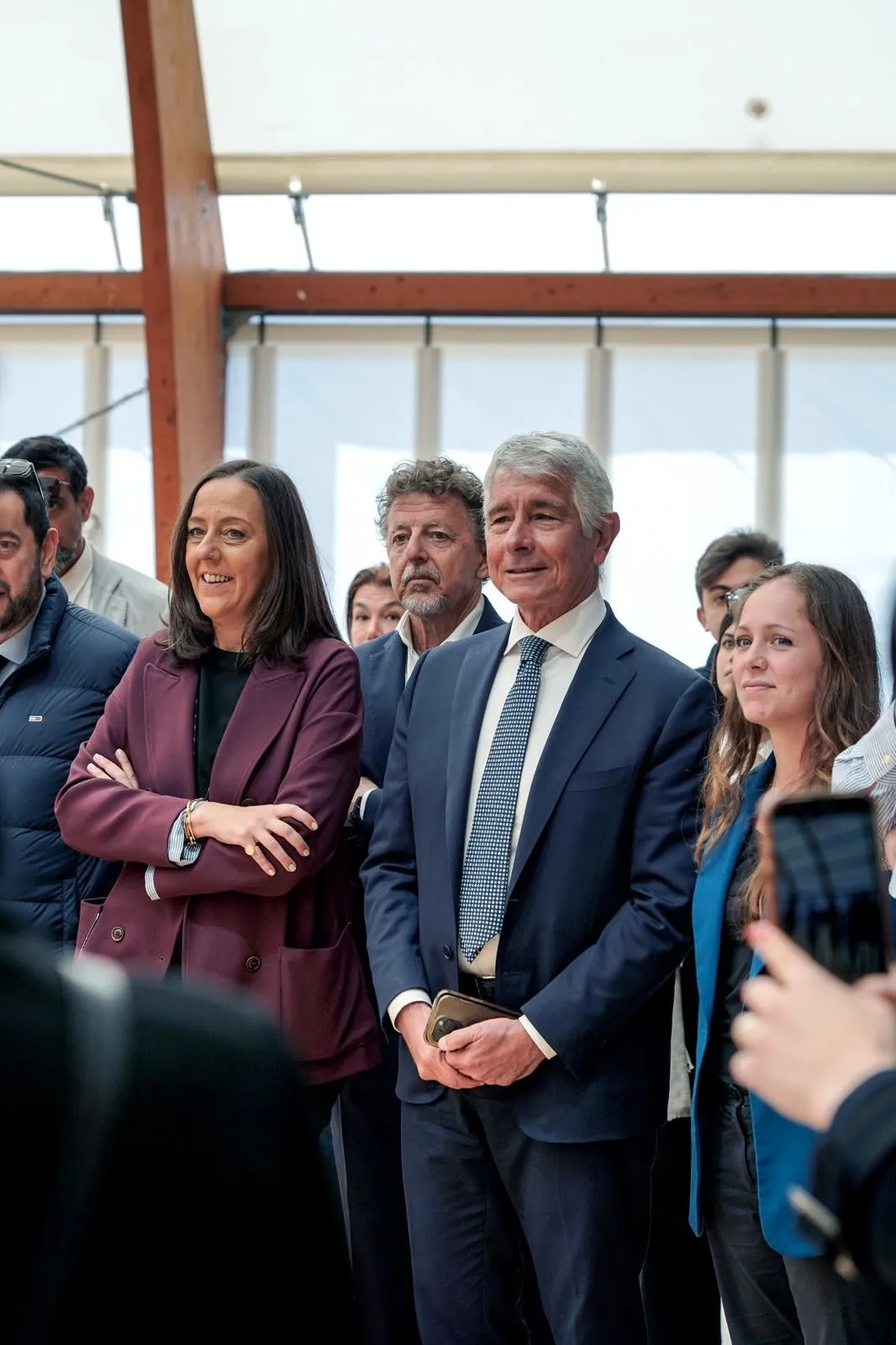 La sindaca Funaro, il ministro Abodi e l'assessora Perini