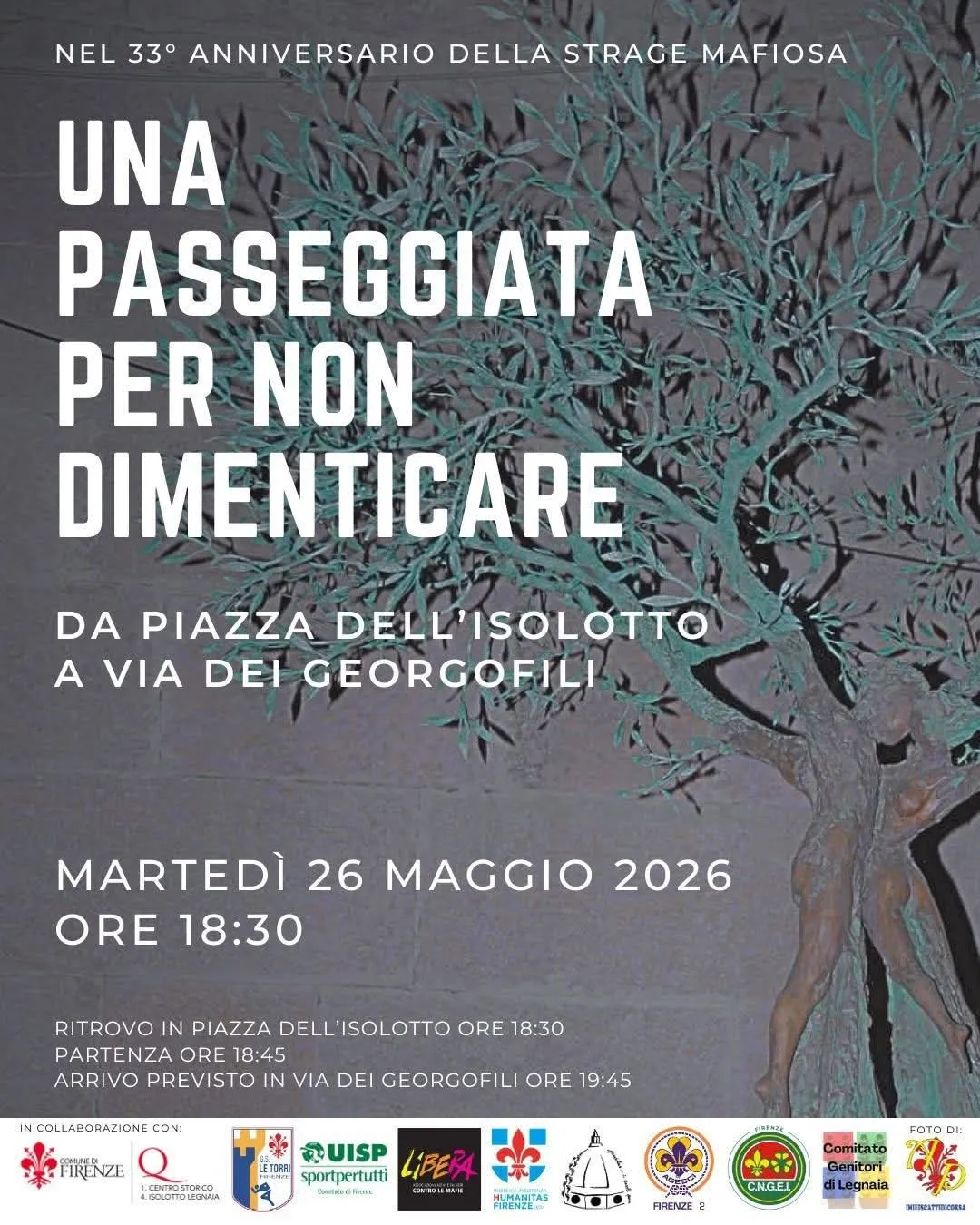 Una passeggiata per non dimenticare