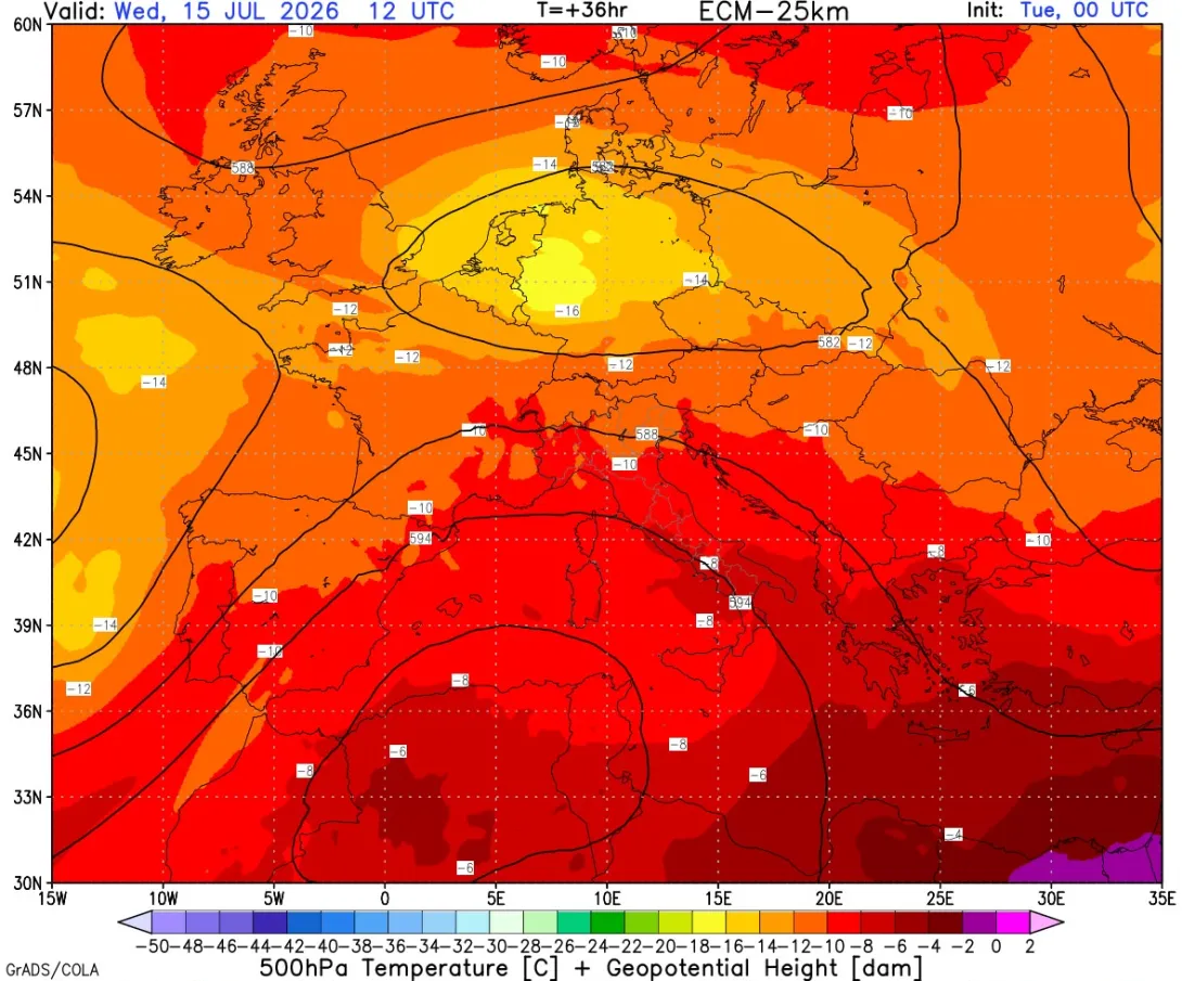 carta meteo