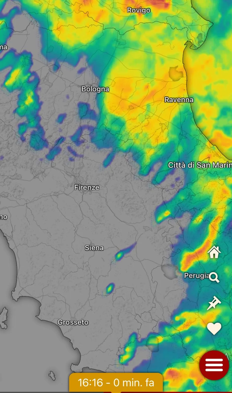 carta radar meteo
