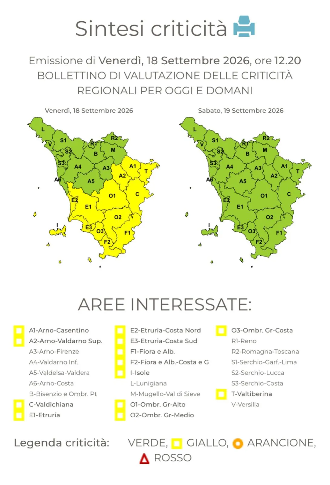 bollettino meteo