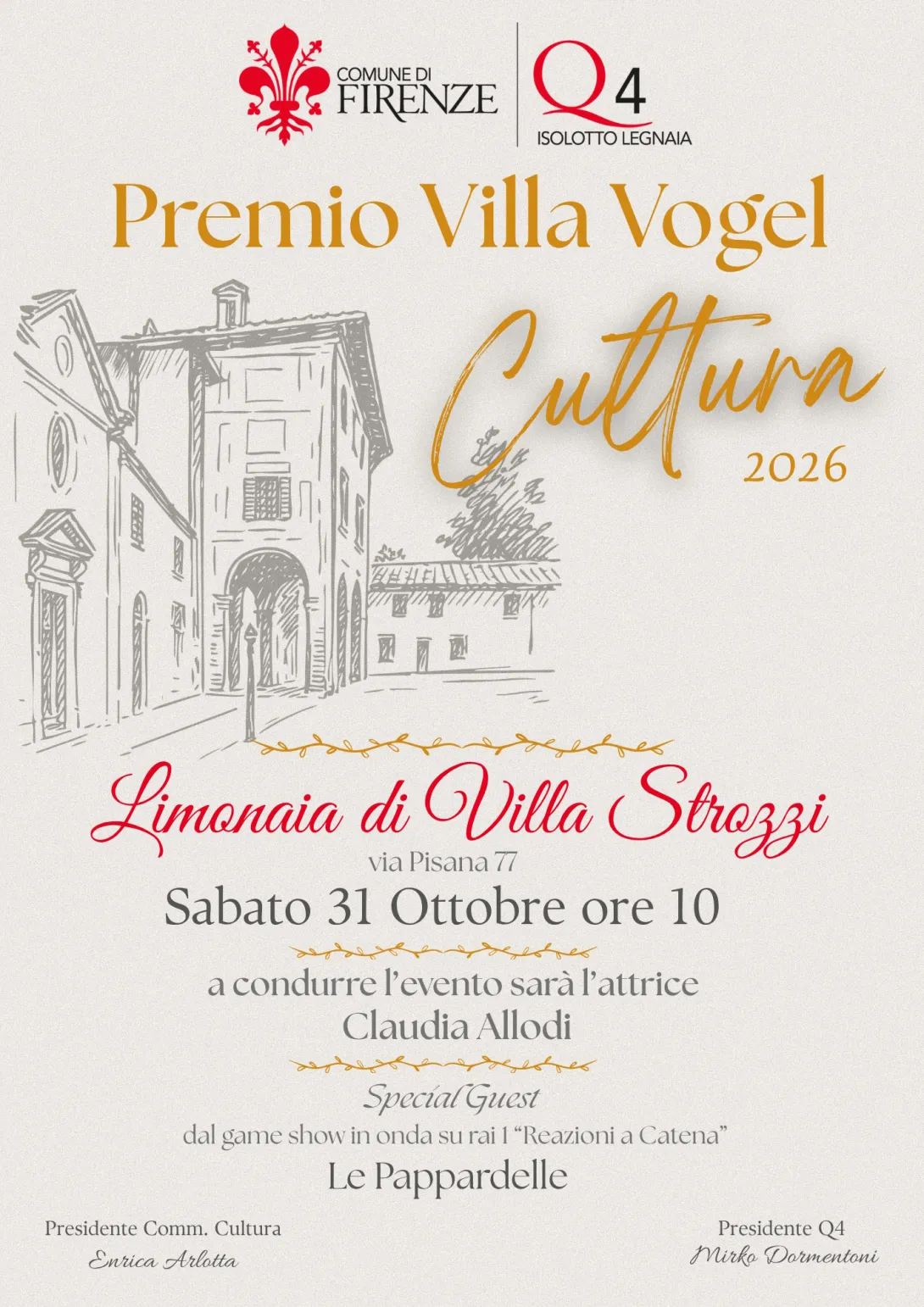 Premio Villa Vogel Cultura