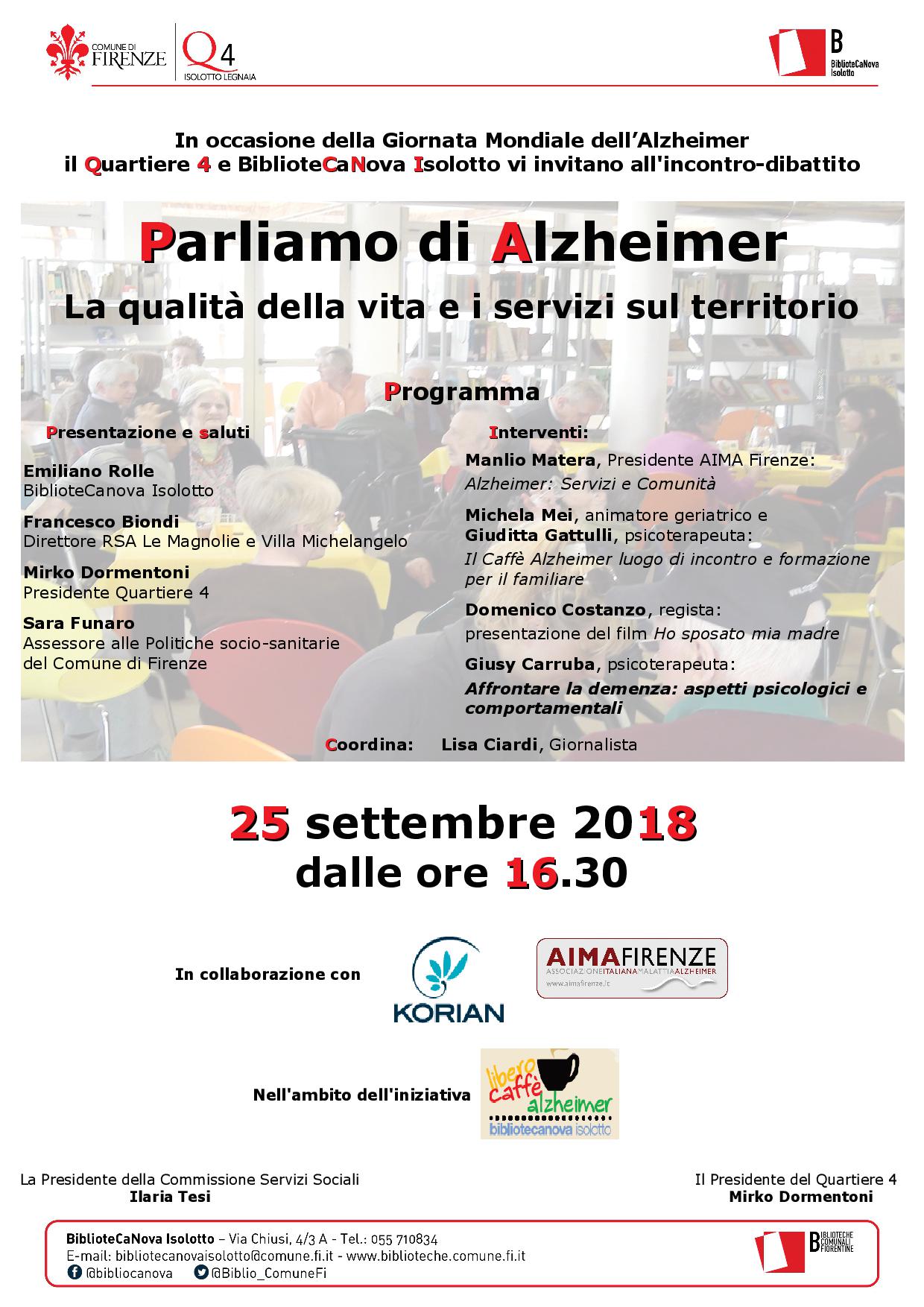 Giornata sull'Alzheimer Giornata sull'Alzheimer