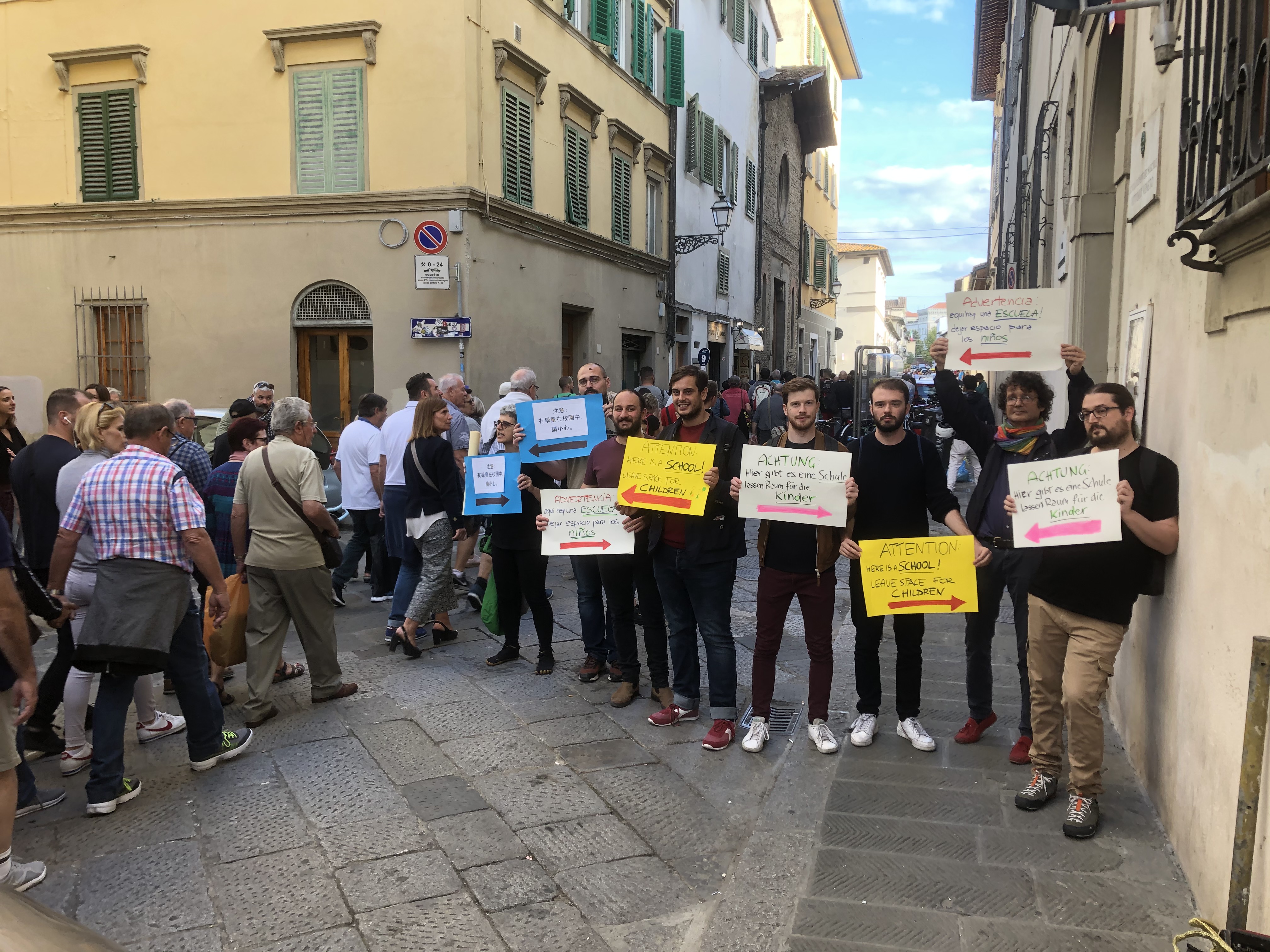 Flash mob in via San Giuseppe Flash mob in via San Giuseppe