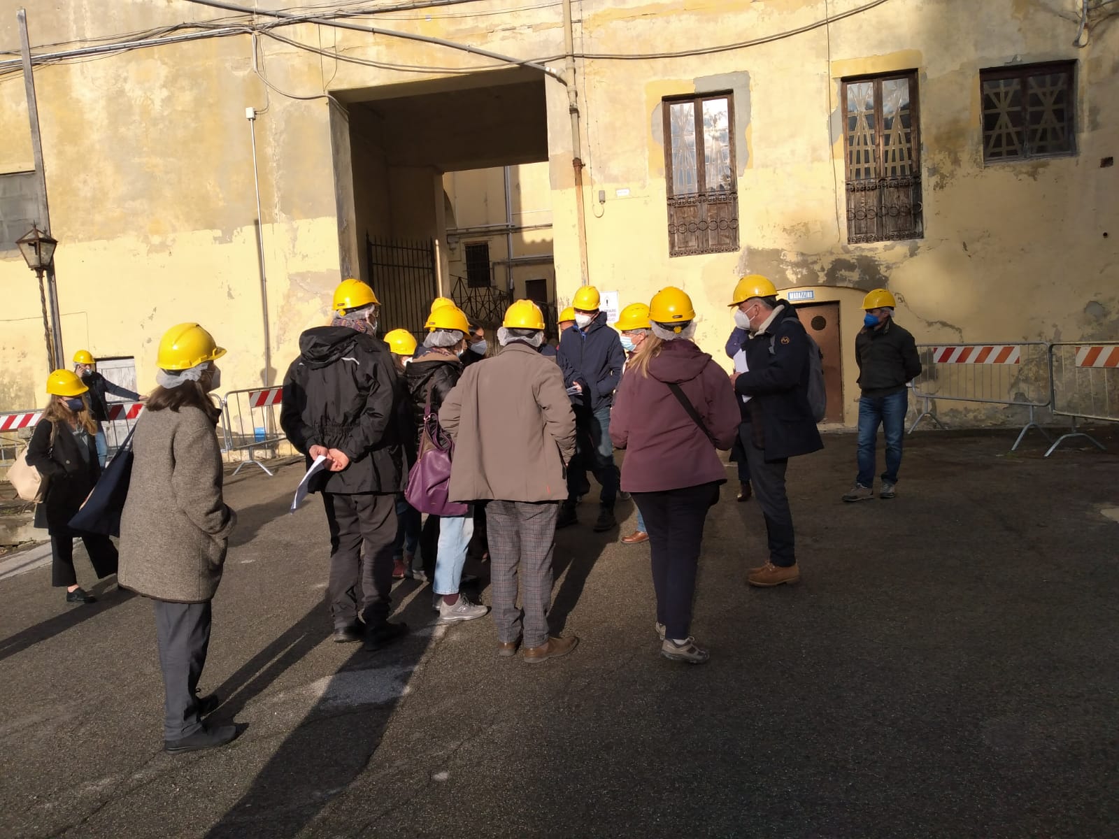Sopralluogo Commissione urbanistica all'ex caserma Vittorio Veneto Sopralluogo Commissione urbanistica all'ex caserma Vittorio Veneto