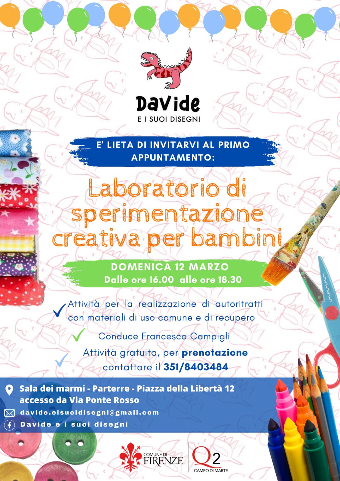 Sperimentazione creativa al Quartiere 2 Sperimentazione creativa al Quartiere 2