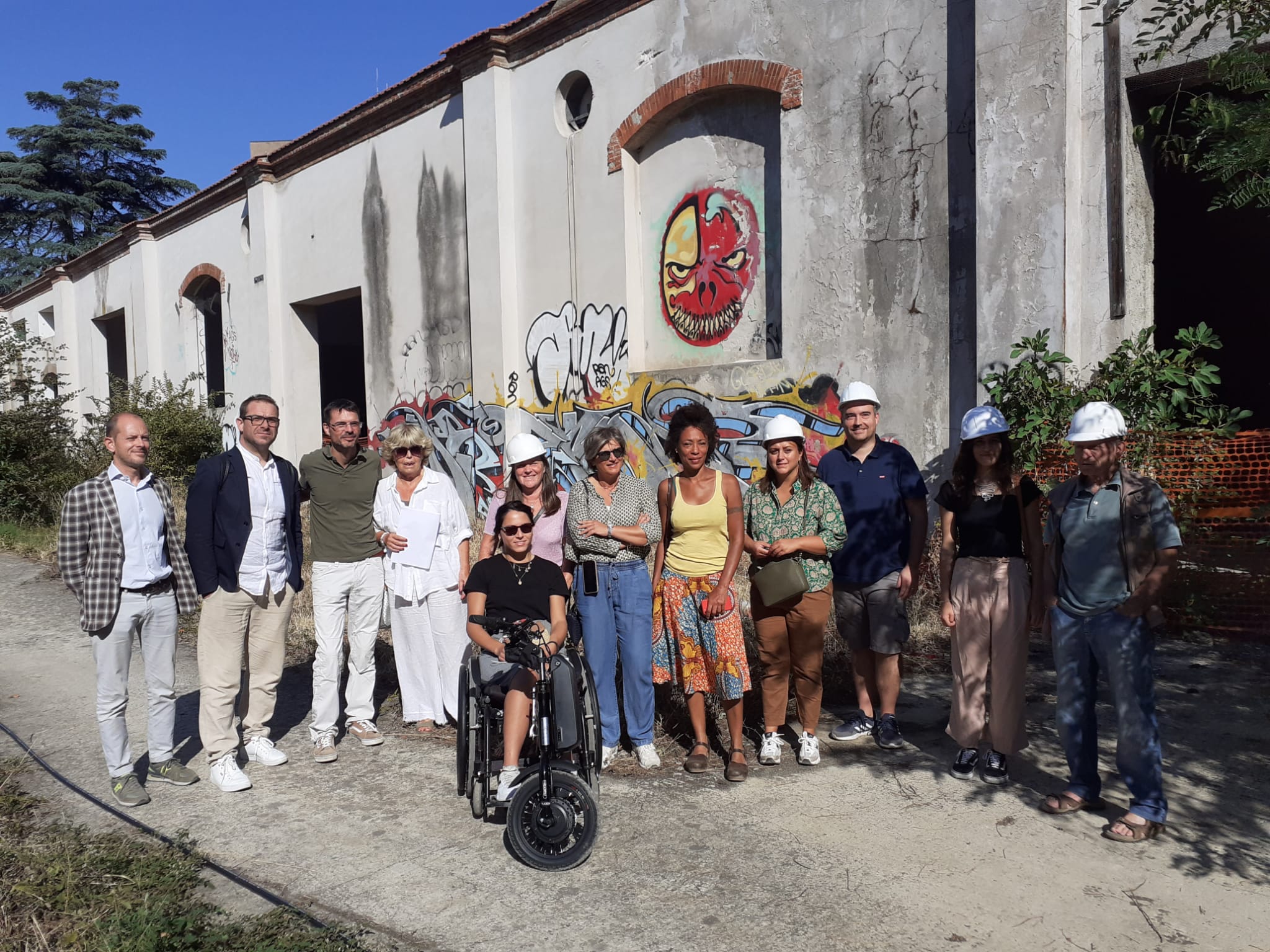 Sopralluogo Commissione Urbanistica all'ex Meccanotessile Sopralluogo Commissione Urbanistica all'ex Meccanotessile