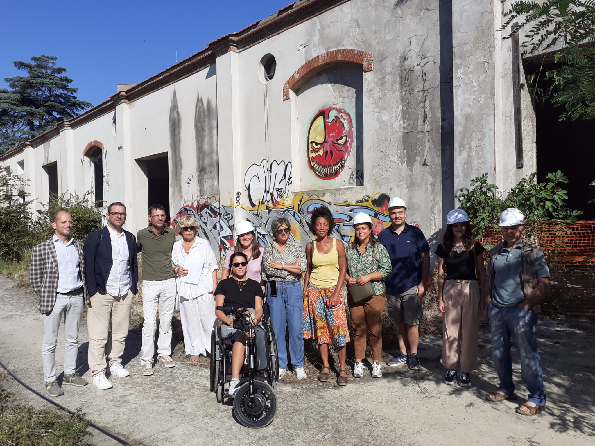 Sopralluogo Commissione Urbanistica all'ex Meccanotessile Sopralluogo Commissione Urbanistica all'ex Meccanotessile