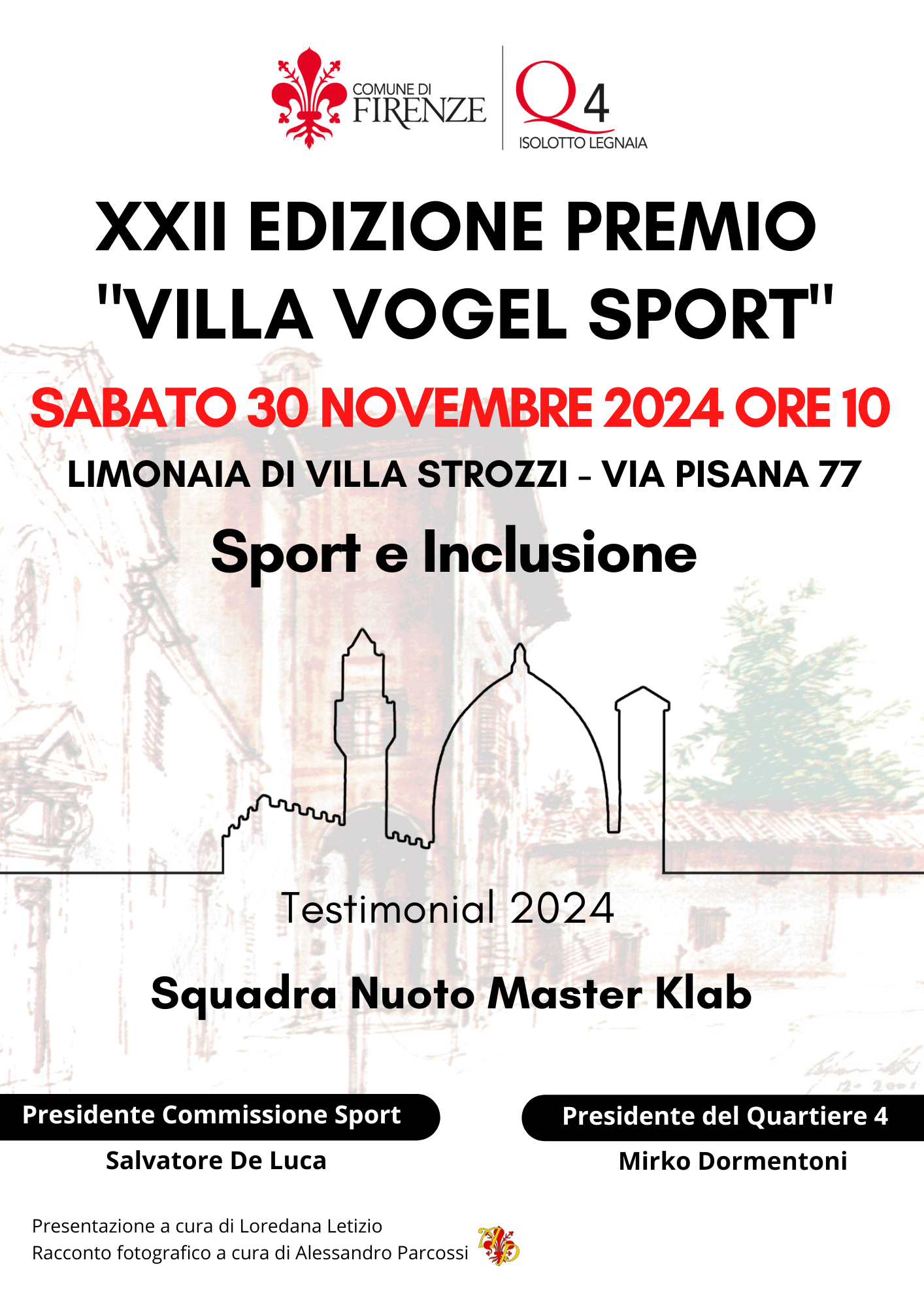 Premio Villa Vogel Sport 2024 Premio Villa Vogel Sport 2024