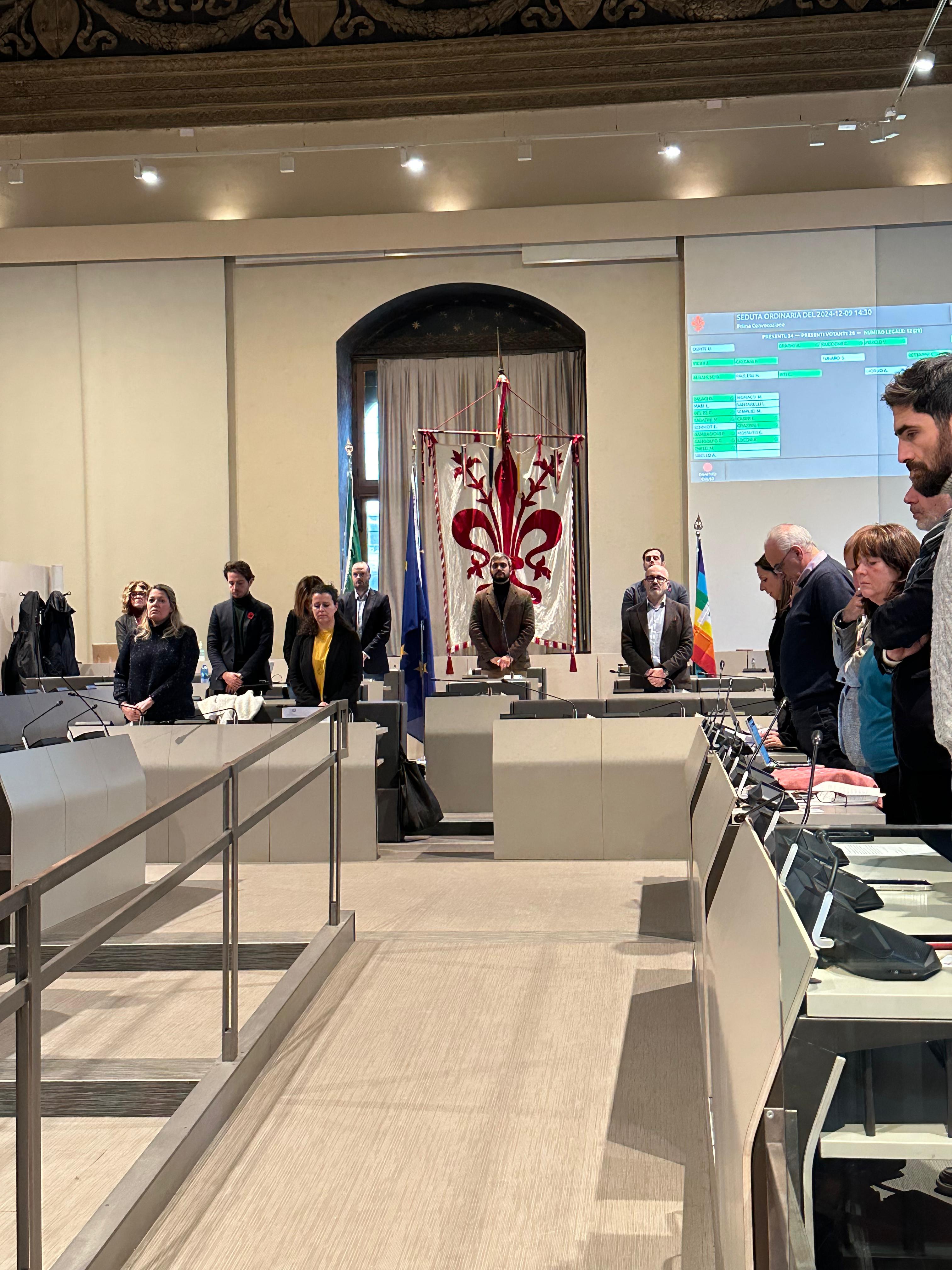 Cordoglio Consiglio comunale su esplosione Calenzano Cordoglio Consiglio comunale su esplosione Calenzano