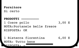 Cliente ricevuta